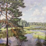 973 7328 Oljemålning